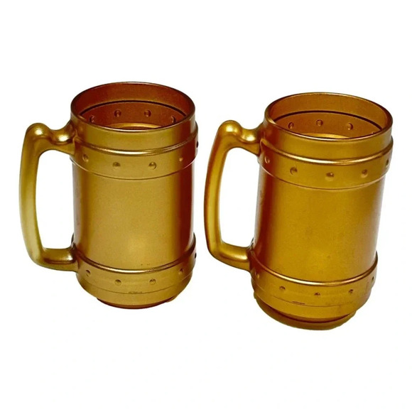 Captain Morgan Gold  Rum Tankard Glasses Lot 2 Pasabahce Limited Edion - Picture 3 of 9